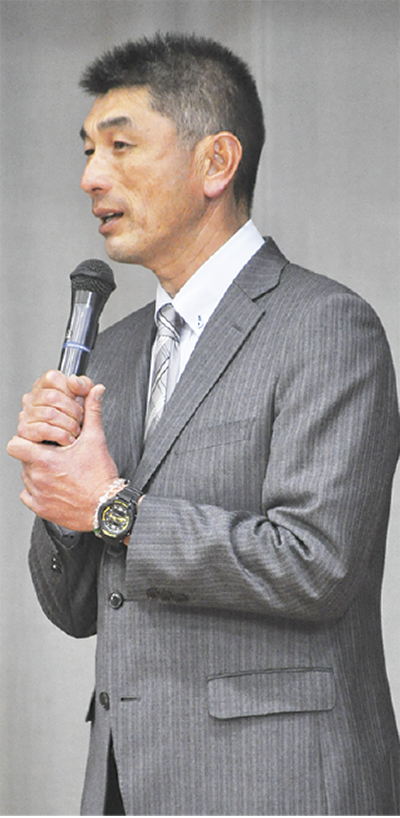 荒井直樹監督 母校で講演