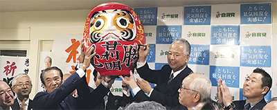 嵐の戦い、甘利氏12選