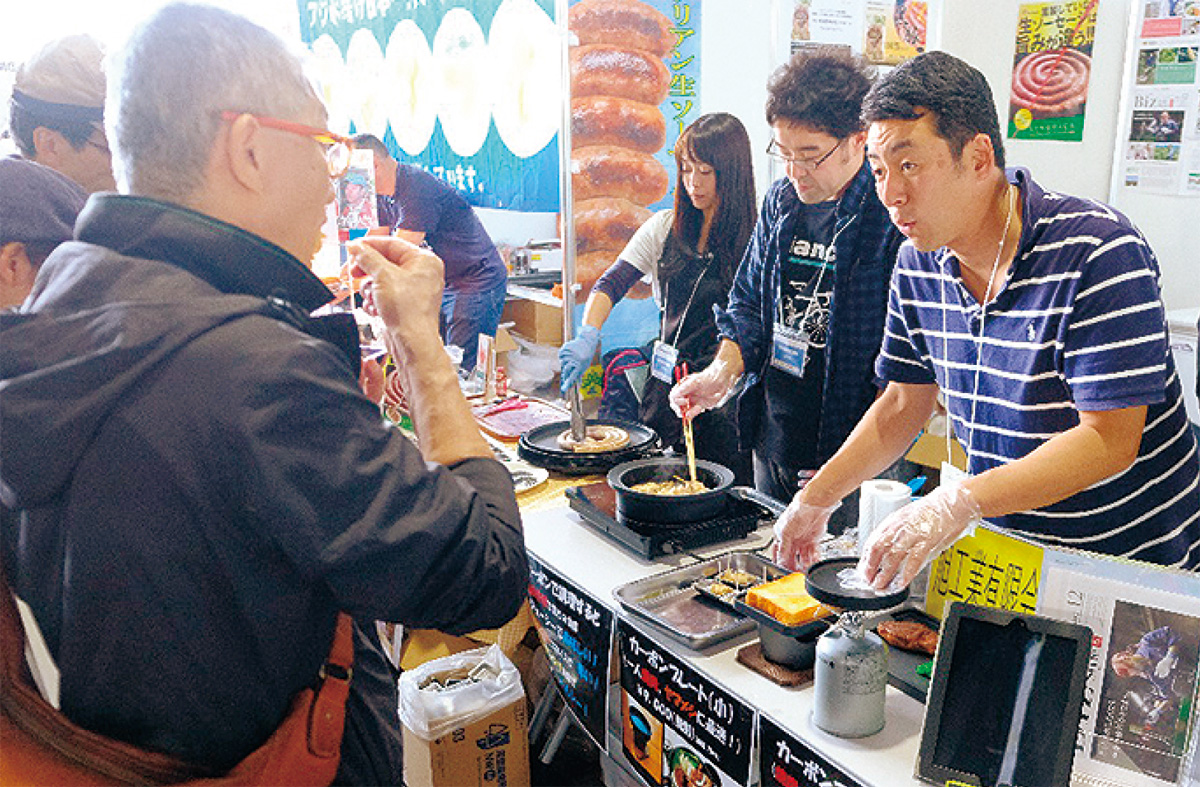 綾瀬の魅力 大さん橋でＰＲ