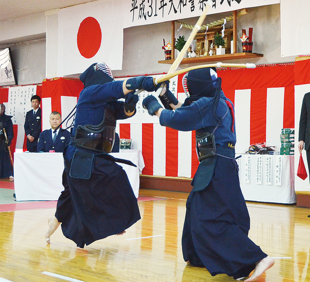 華麗な一本に歓声