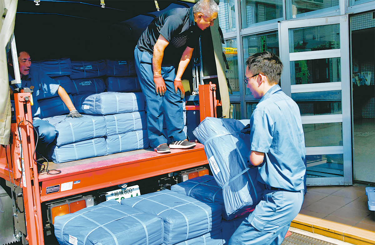 木更津市に支援物資