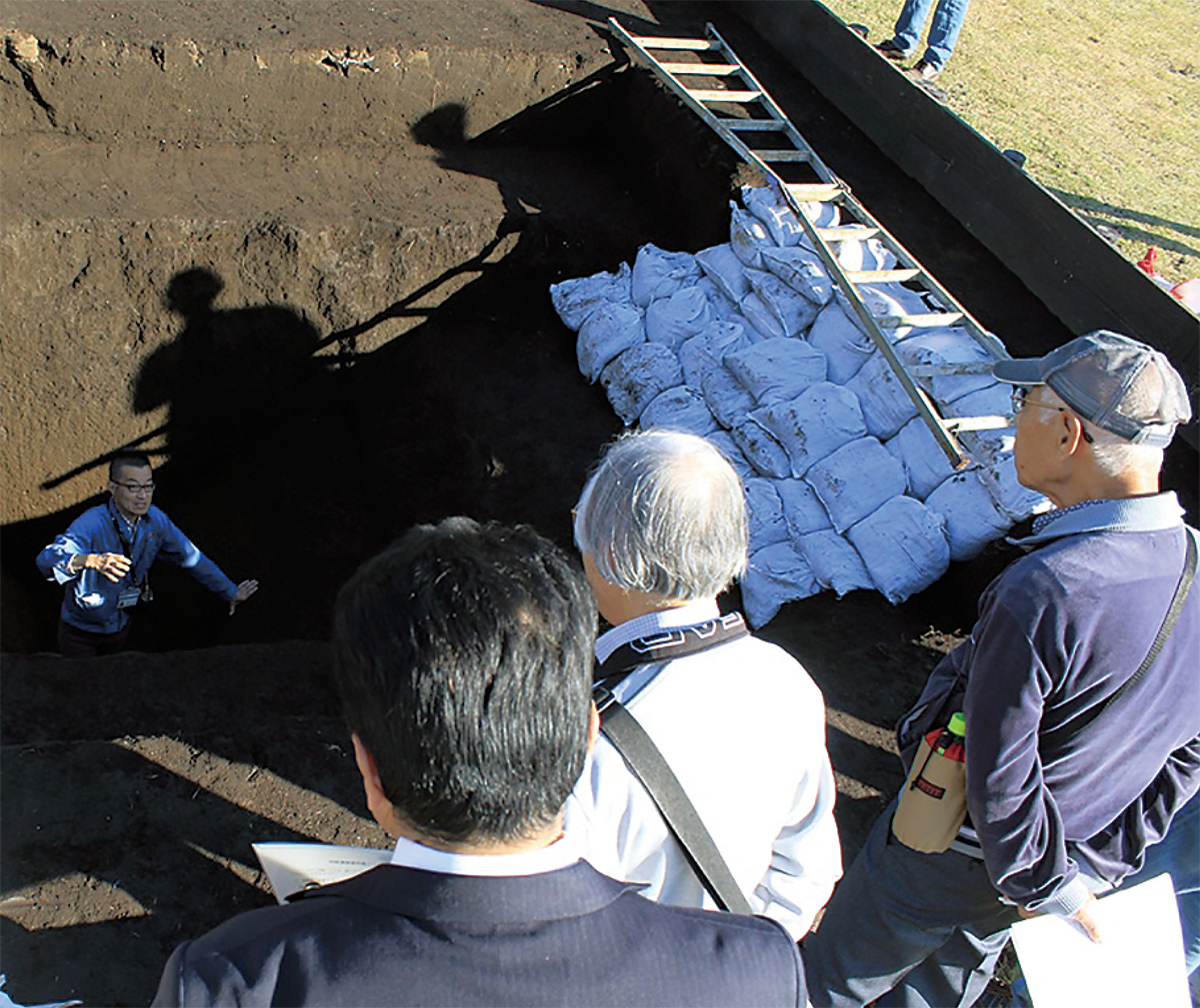 溝の土、抜いて見ます？