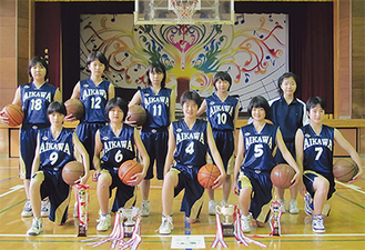 愛川中学校女子バスケットボール部