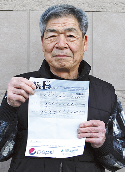 夢の３ゲーム800点達成