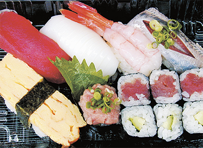 日頃のご愛顧に感謝ランチ寿司390円（税込）