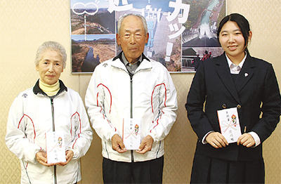 全国大会での活躍を激励