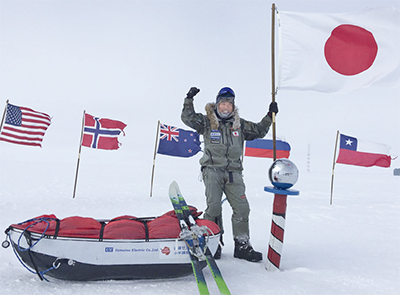 無補給単独で南極点へ