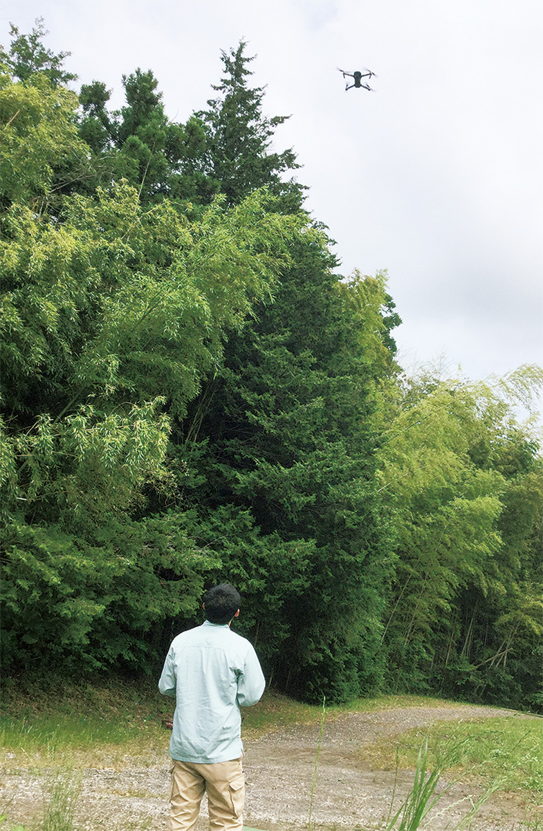 ドローンで鳥獣対策