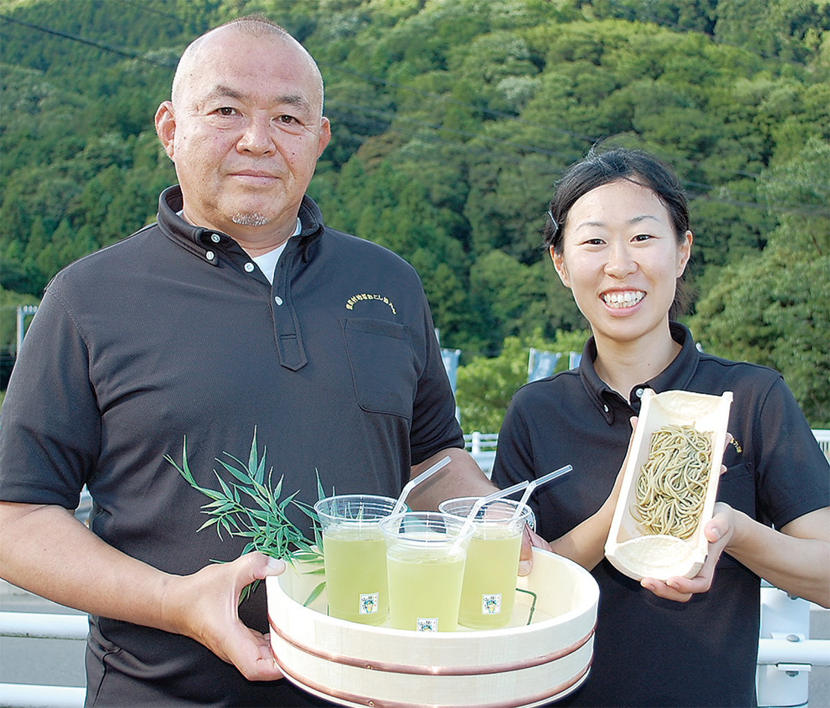 新メニュー「茶パスタ」考案