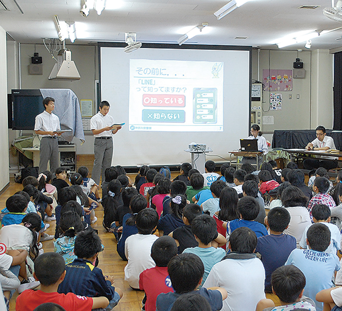 中学生が講師に