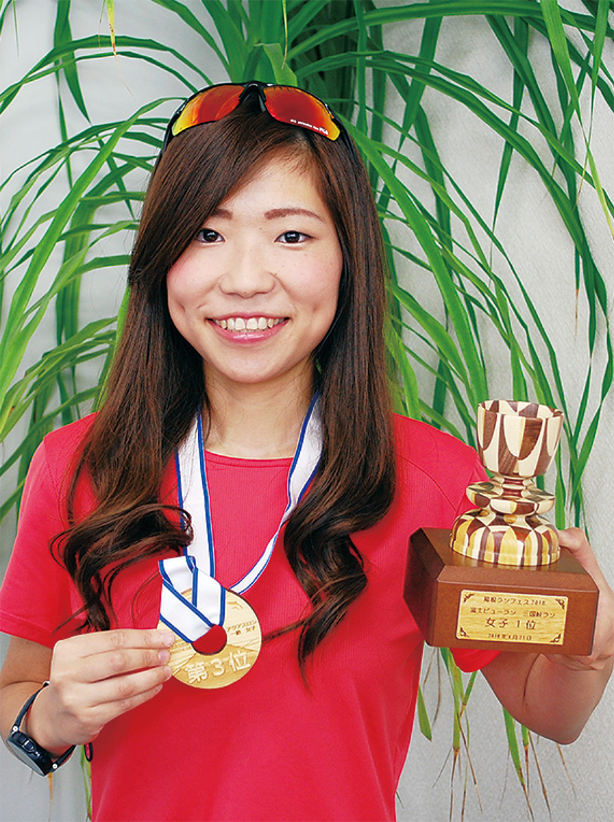 アクアスロンで３位