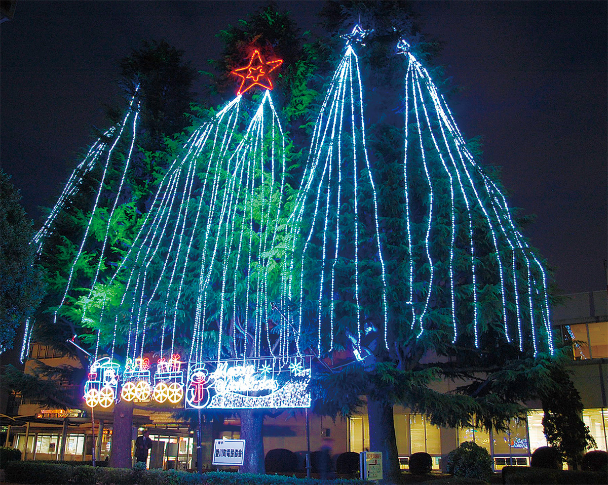 イルミで交通安全