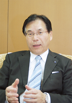 平松廣司（ひらまつ・ひろし）理事長 08年6月より現職。横須賀商工会議所副会頭も務める