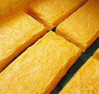 焼きたての厚焼きたまご