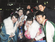 サプライズに歓喜