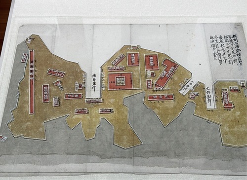 製鉄所の当初設計図（横須賀市自然・人文博物館）
