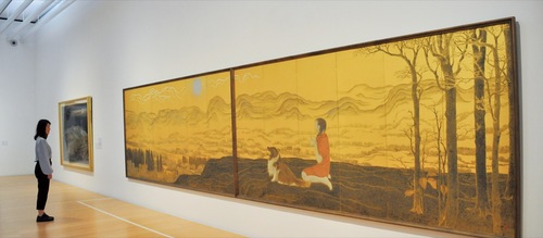 高山辰雄『月』（１９８５年）