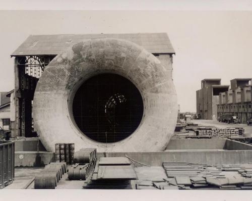 戦後、米進駐軍により撮影されたとされる風洞