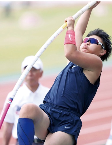 デフ東京大会に出場する佐藤選手