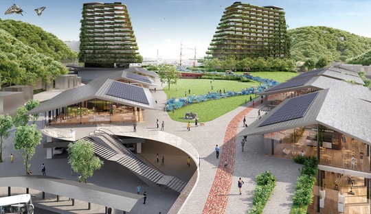 浦賀駅前工場跡周辺エリアのイメージ図（Team Perry's提供）