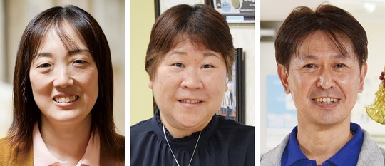 右から川名さん、三浦さん、加藤さん