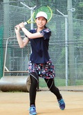 全国の舞台へ向け練習に打ち込む蝶野さん