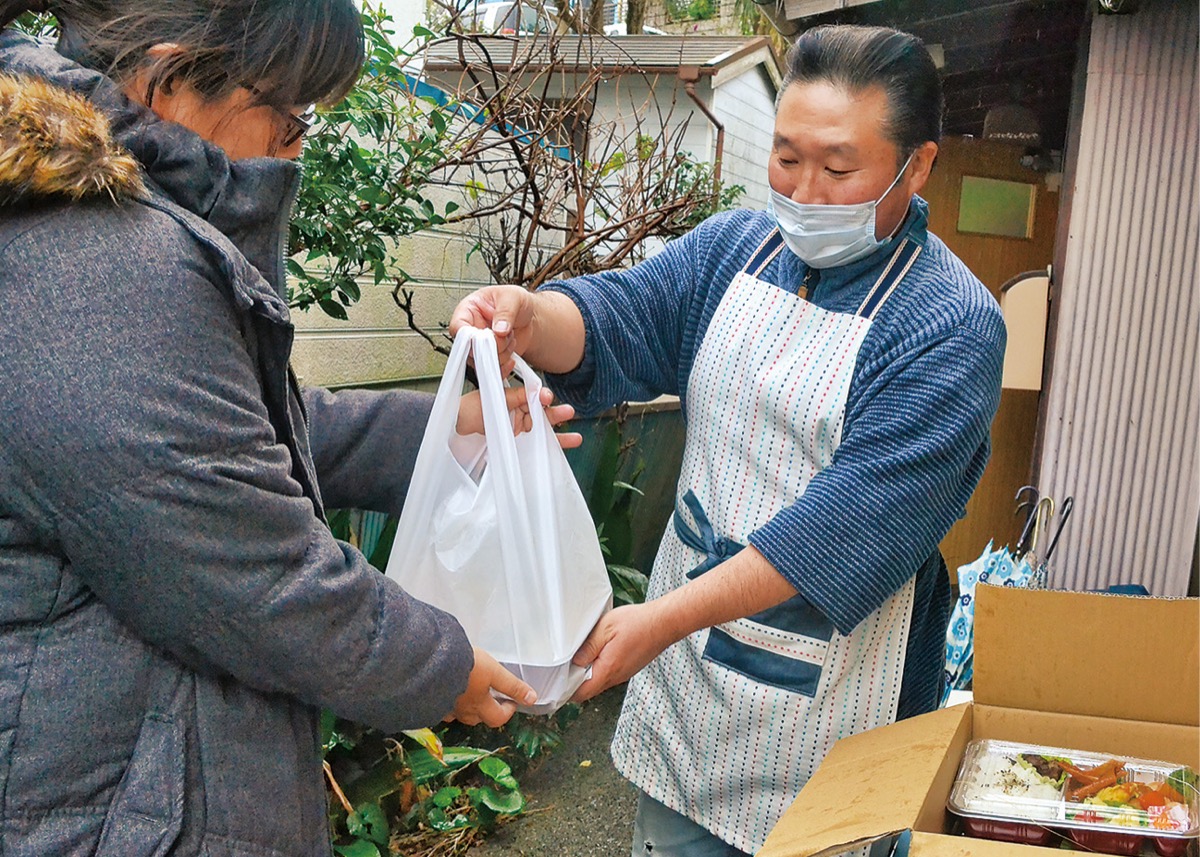 注文制で手渡し
