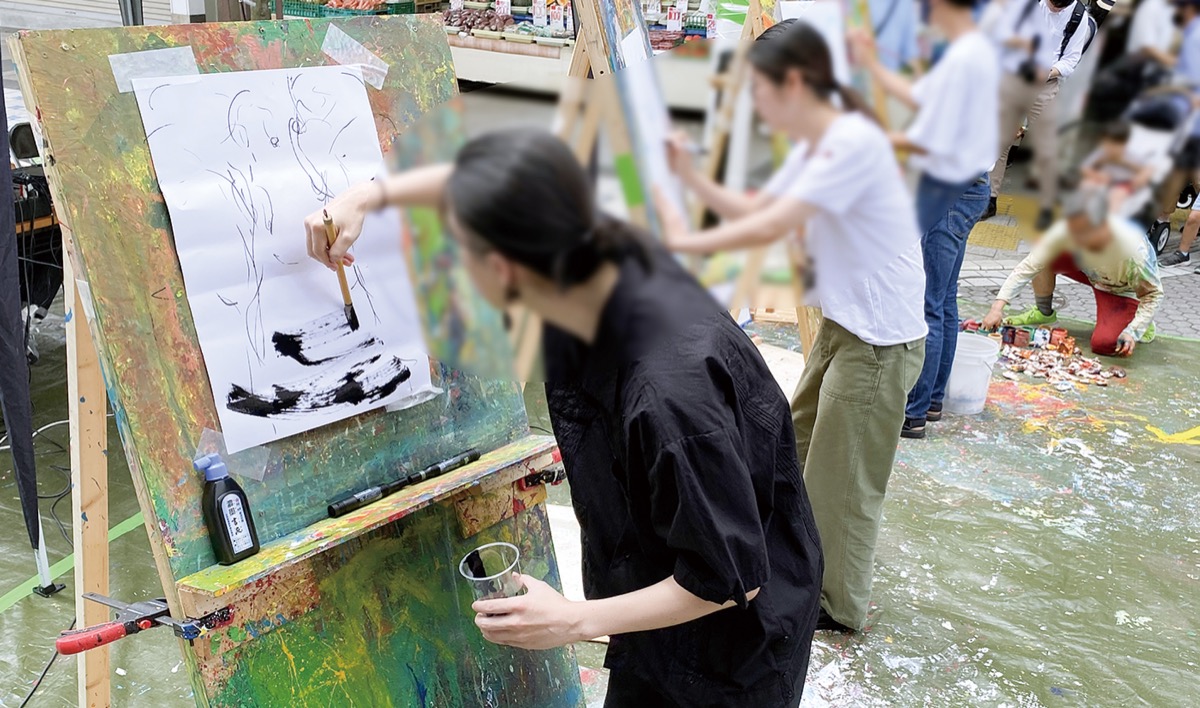 障がい者と健常者 アートで競演