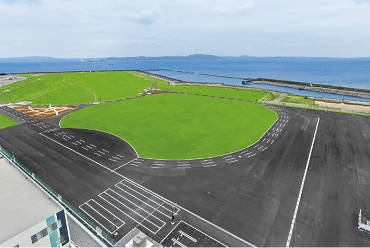 海辺に新たな憩いの場