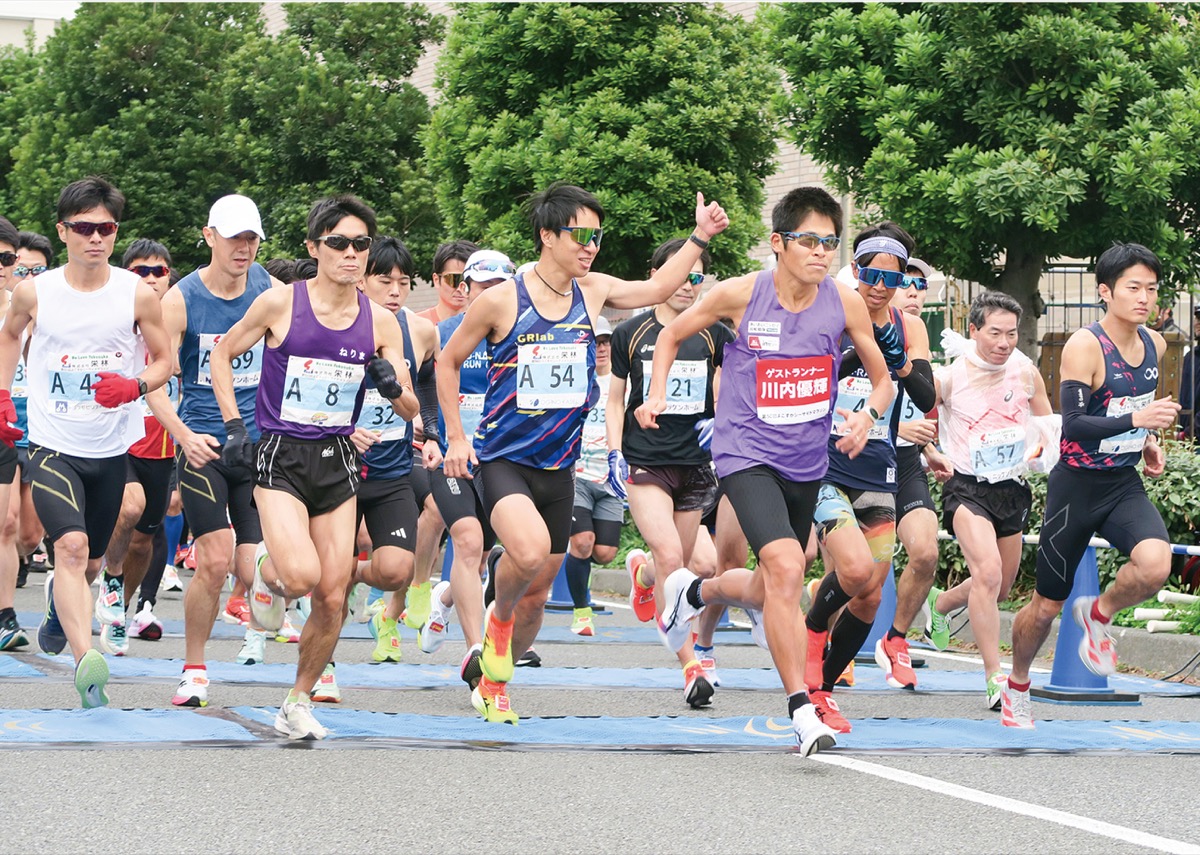 約4800人が海岸ロード快走