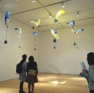 新宮晋《空のこだま》2016年長崎県美術館での展示時に撮影　Susumu Shingu