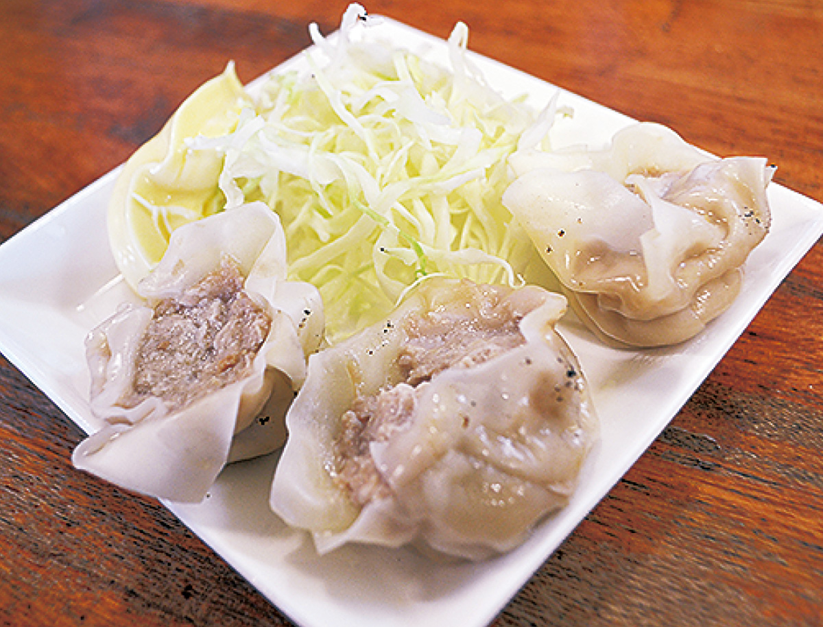 試作中のまぐろシューマイ