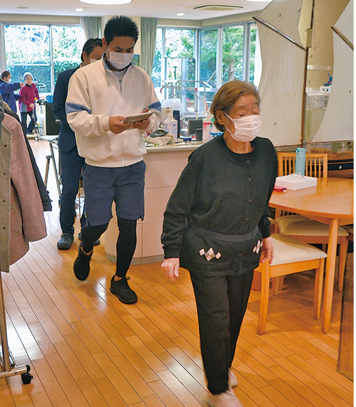 歩行の採点で転倒予防