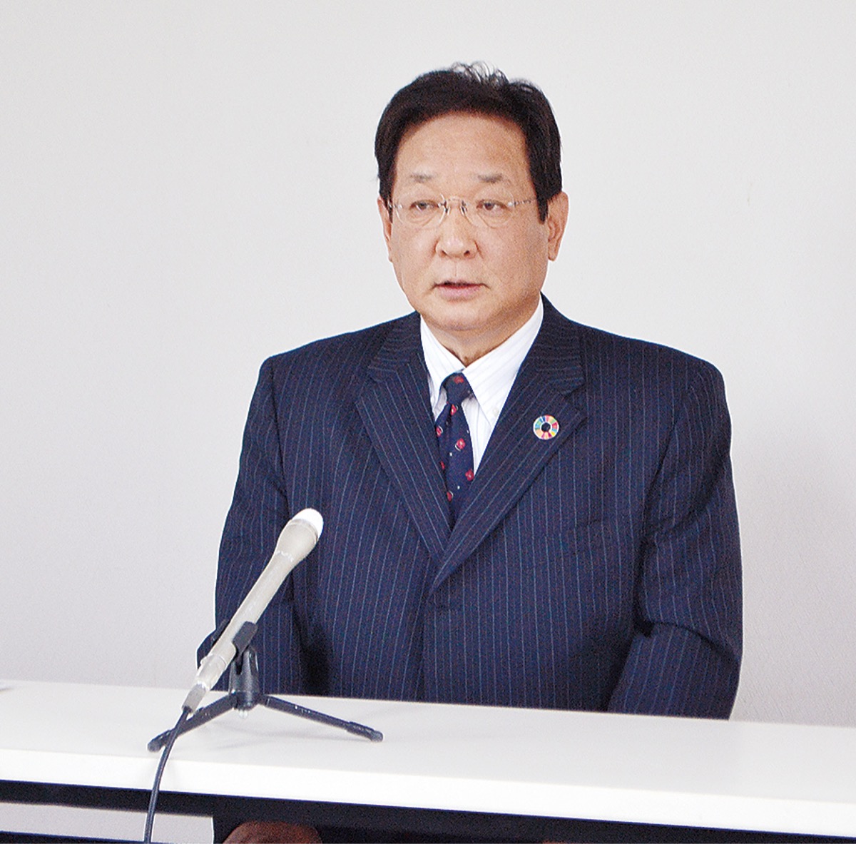 現職吉田氏が出馬表明