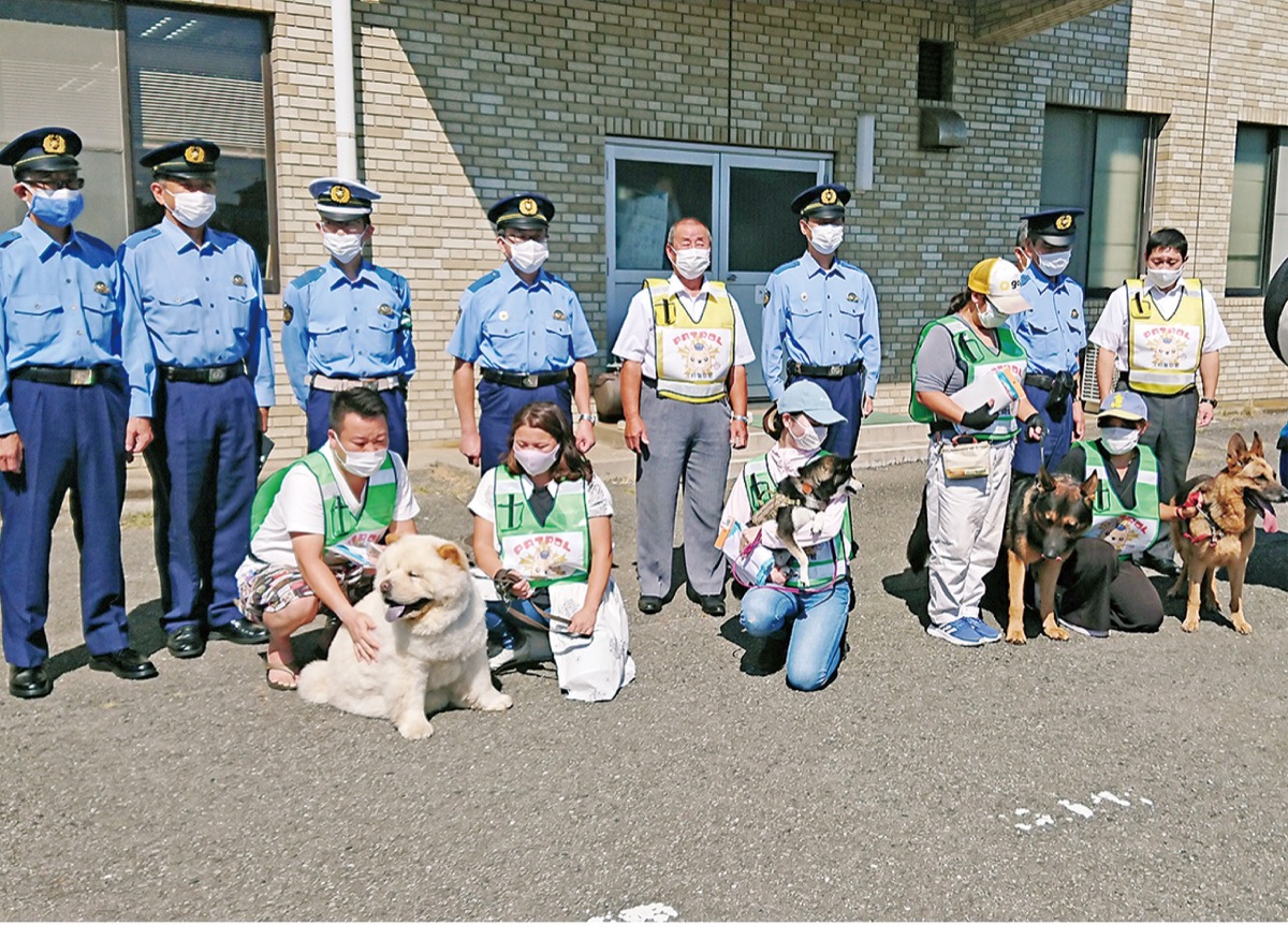散歩しながら地域防犯