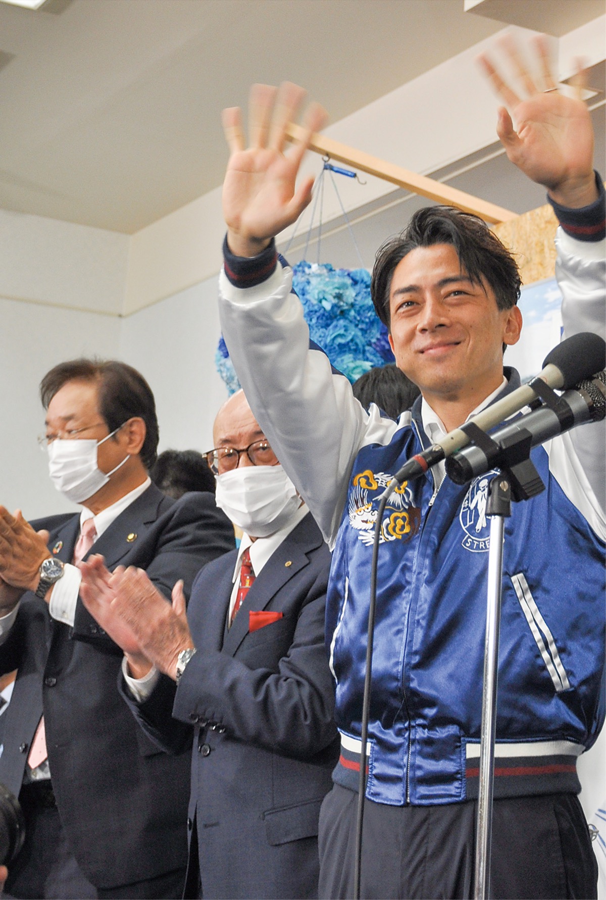 「挑戦やめない」高らかに