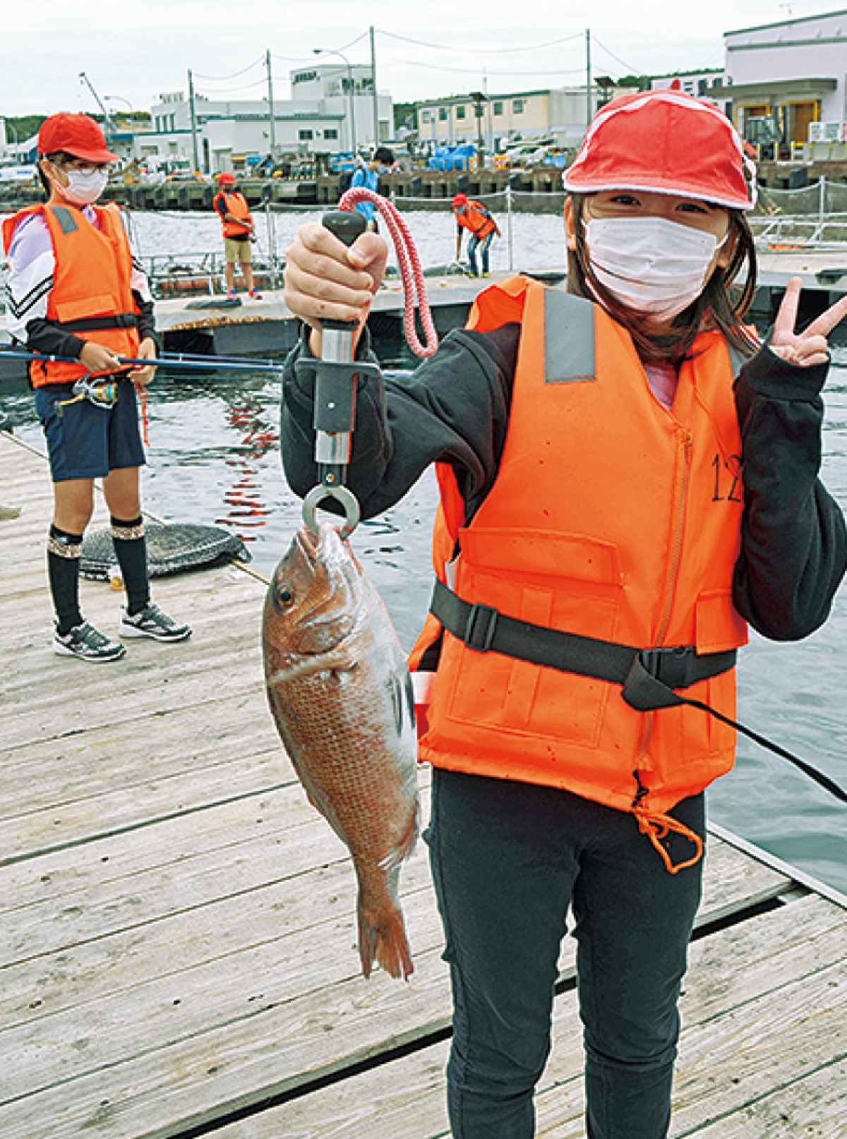 剣崎小児童釣り堀体験