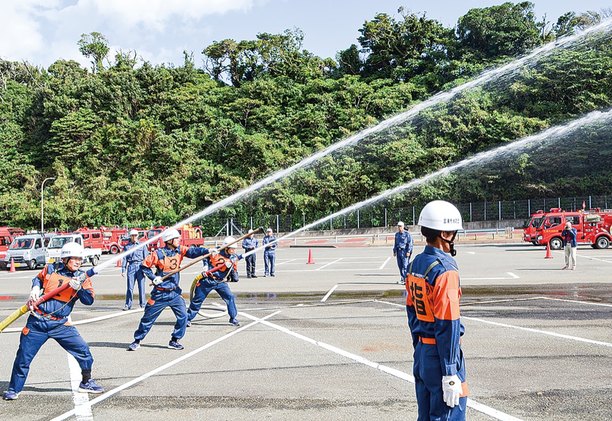 ７分団３連覇県大会に挑む