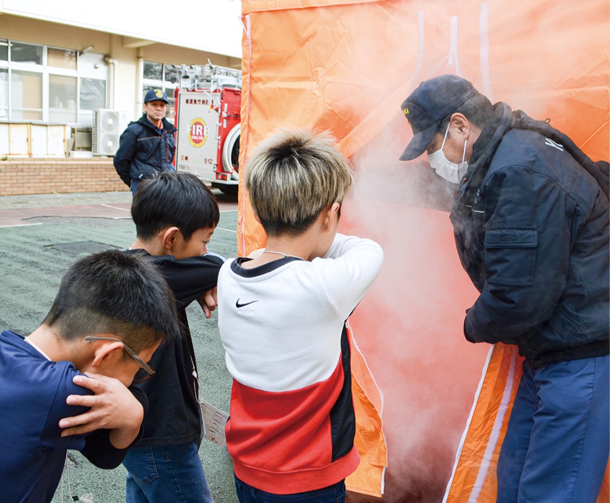 煙の怖さ疑似体験