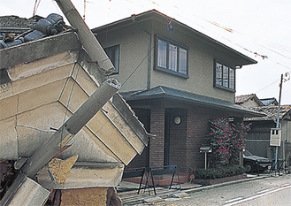 積水ハウスの建物は一棟も倒壊しなかった（阪神・淡路大震災発生時）