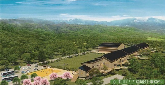 開校が予定されている「葉山秋谷国際学園（仮称）」のイメージ図（県提供）
