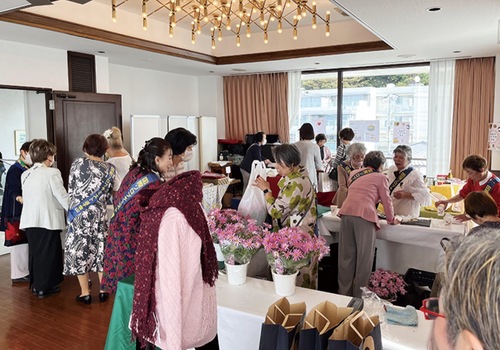 昨年のイベント会場＝ソロプチ提供