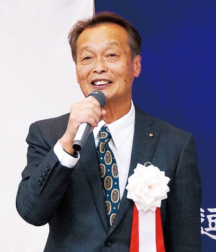 決意を語る山上会長