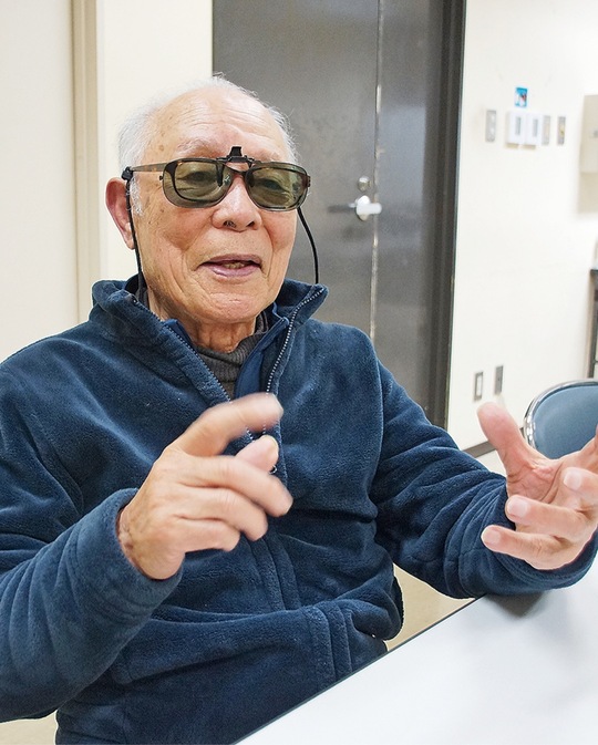 団体への思いを語る有田さん