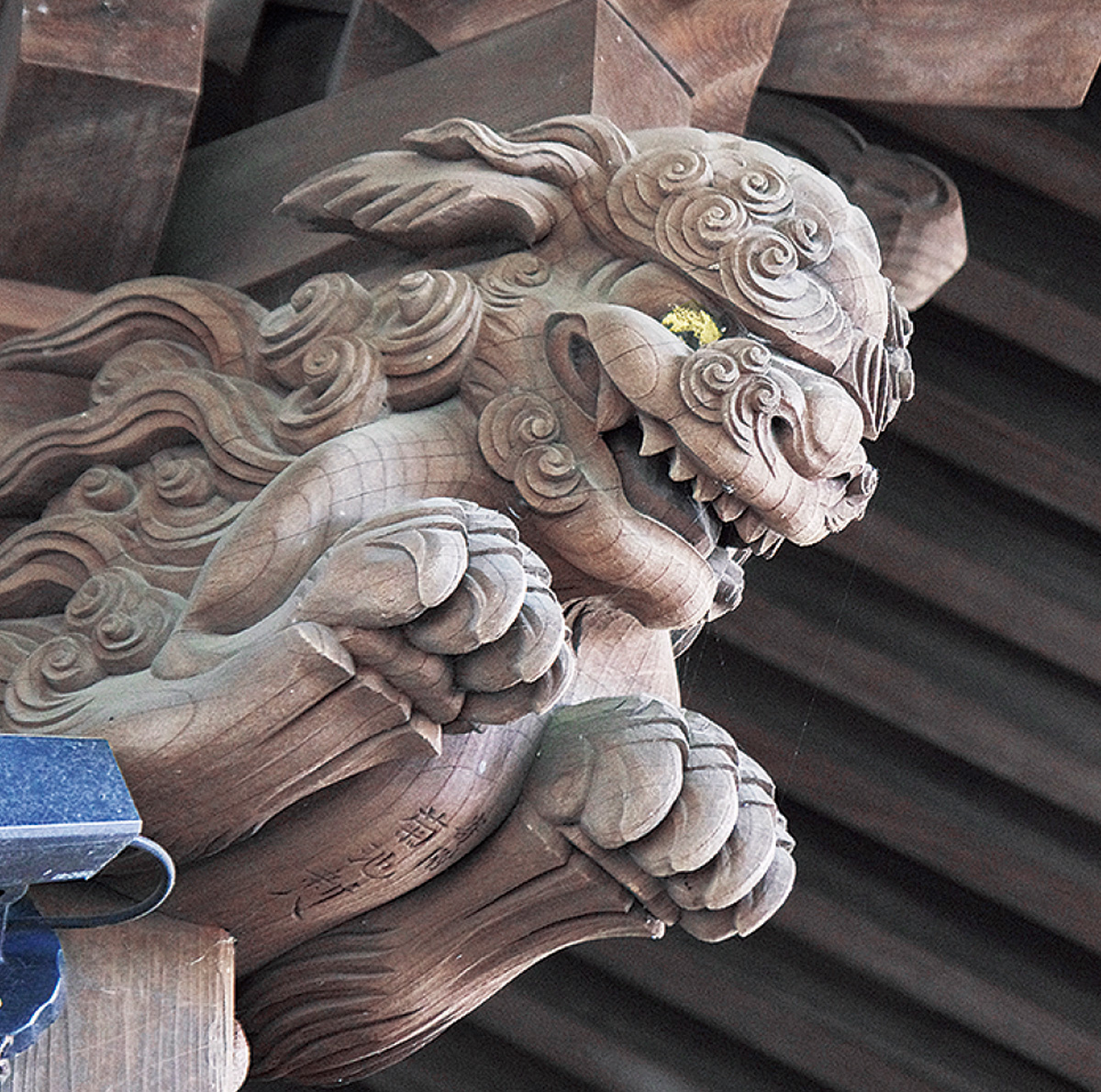 応神天皇と獅子頭