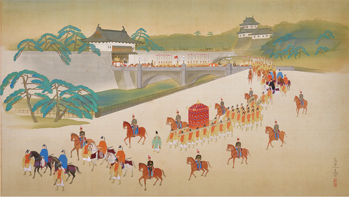 平成御大禮繪巻 昭和御大典繪巻を初公開 山口蓬春記念館 | 逗子・葉山 | タウンニュース
