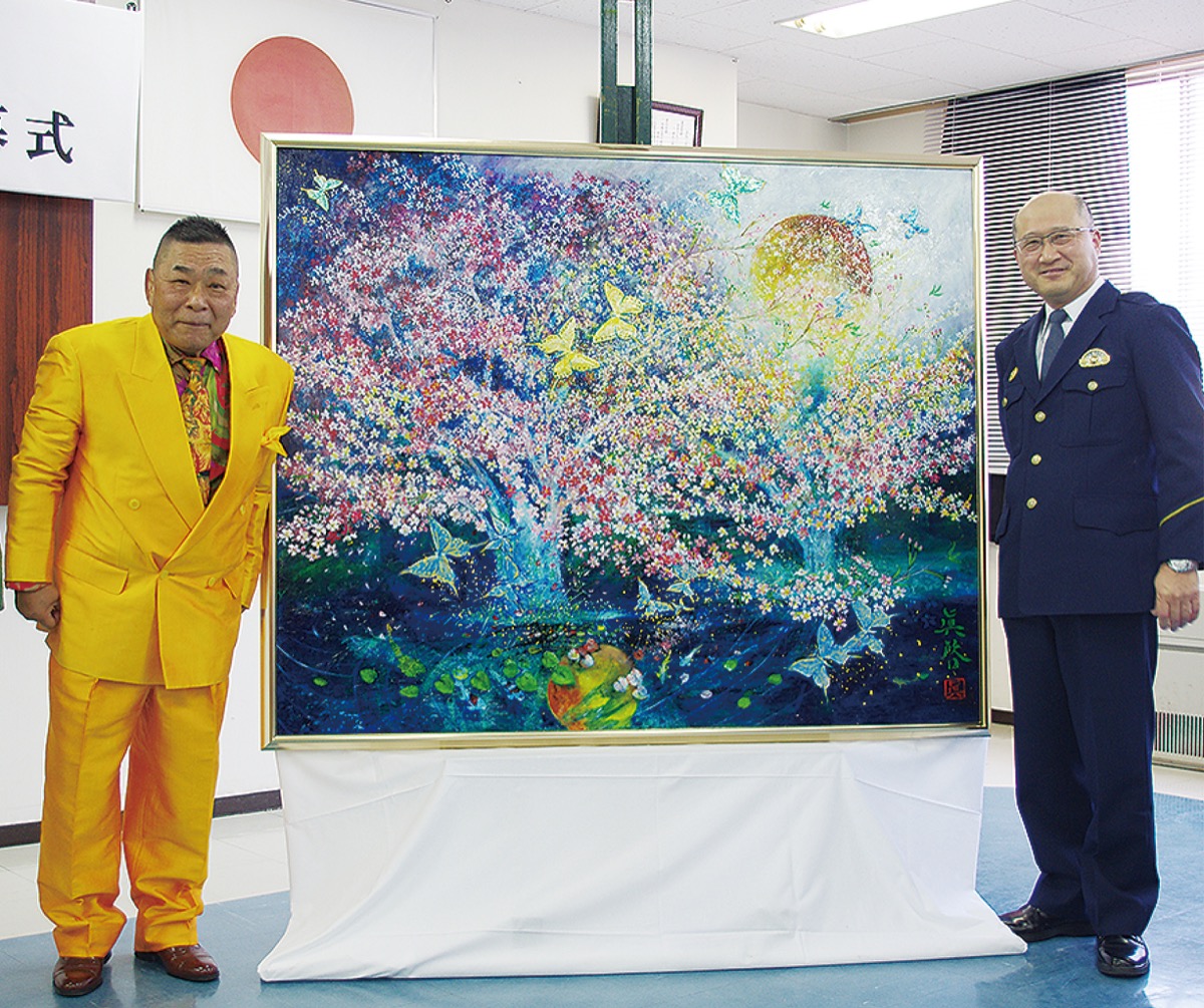 須藤眞啓アクリル画です