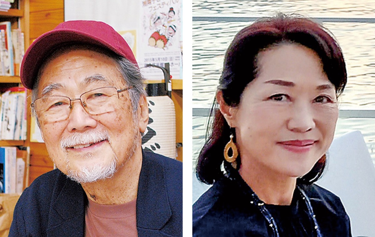 ビッグ錠さん(左)と中原さん(提供)