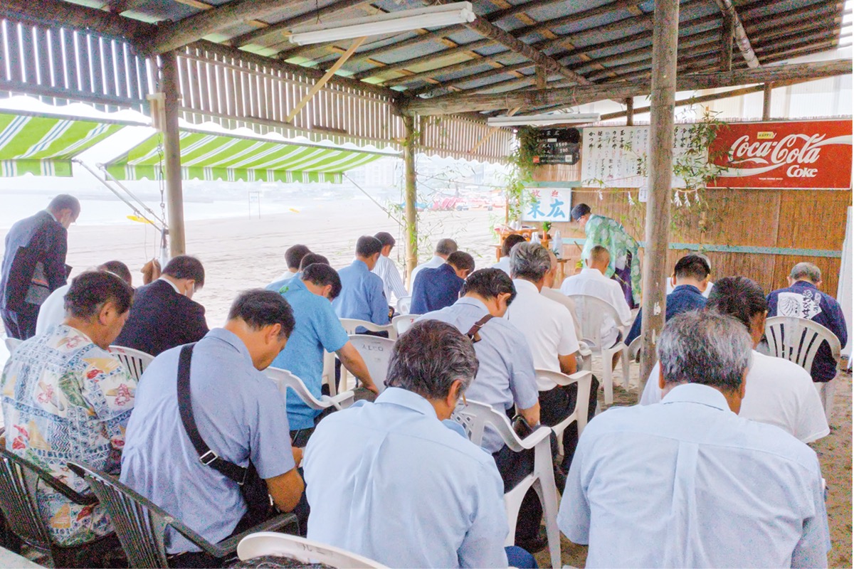 海上保全祭に臨んだ関係者