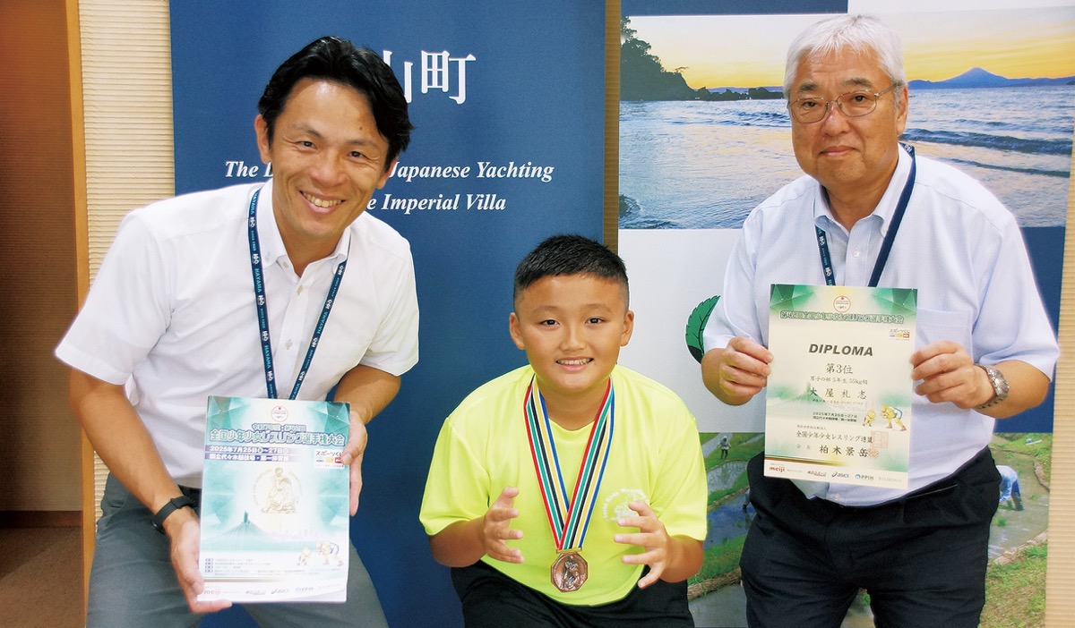 二刀流レスラー、全国３位